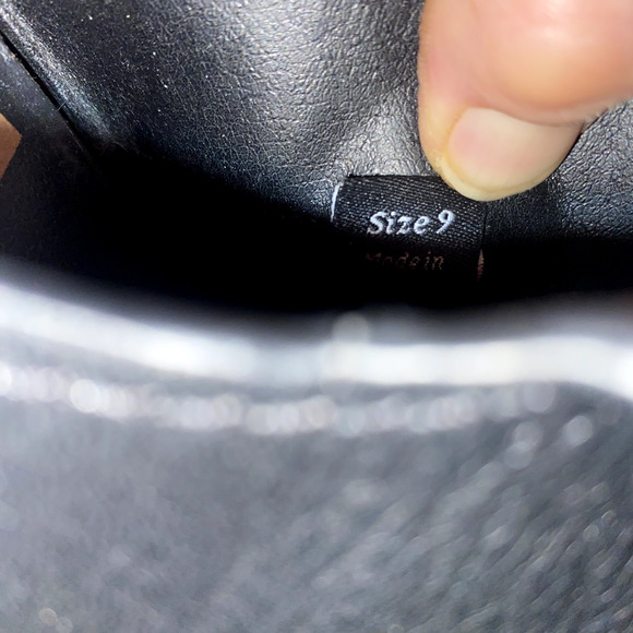 Dolce Vita Jacklyn Stacked High Heel Bootie Womens Sz 9 Black Leather Slingback - Picture 4 of 8